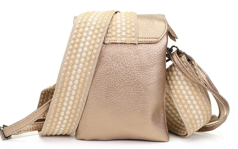 Brons crossbody en telefoontasje Nancy / Metz