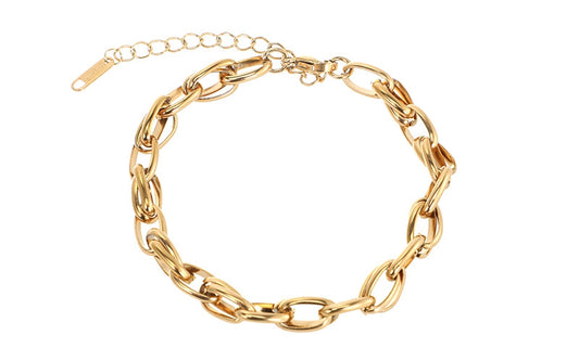 Golden damesarmband Neeltje