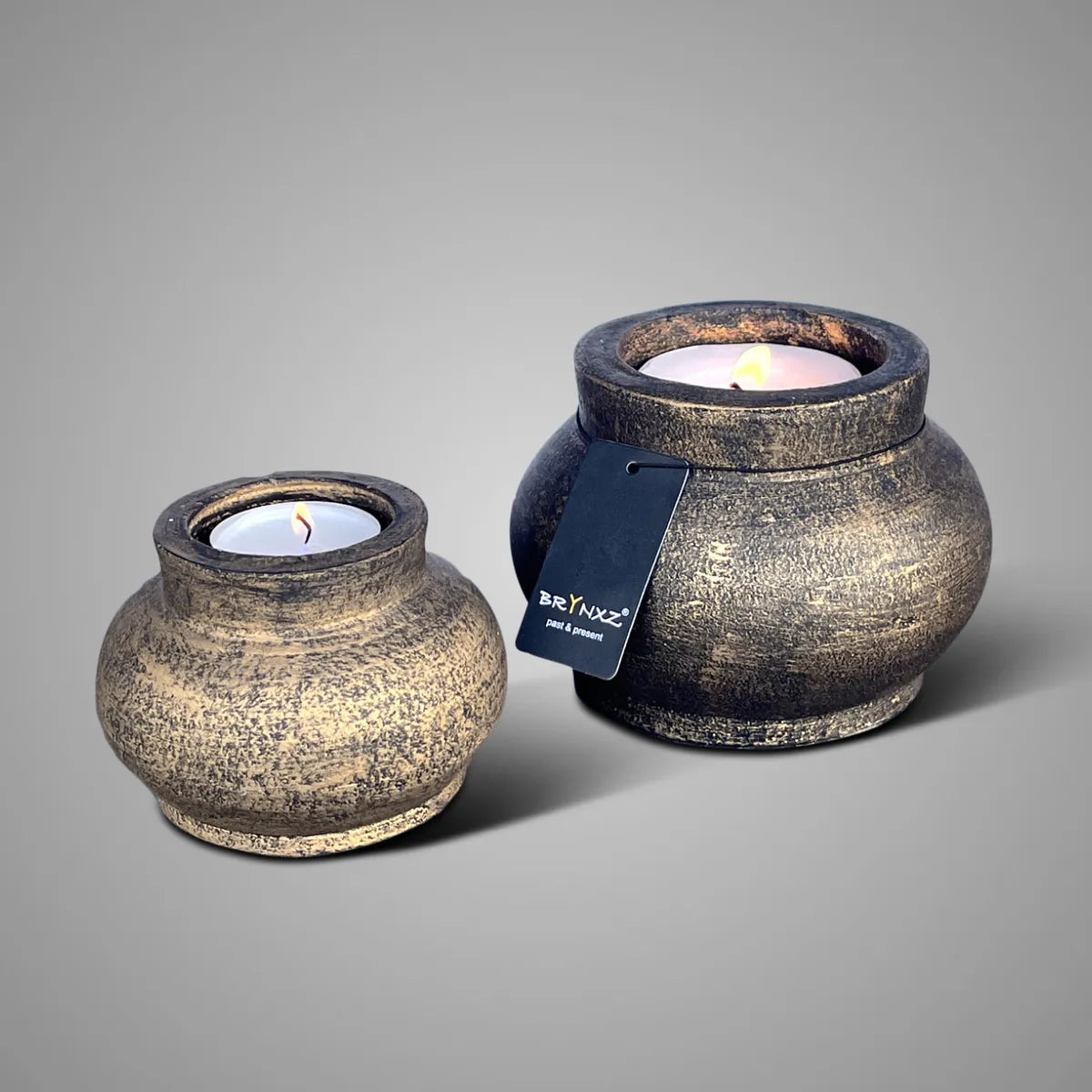 Brynxz set of 2 Tealightcups Boost Ancient Bronze