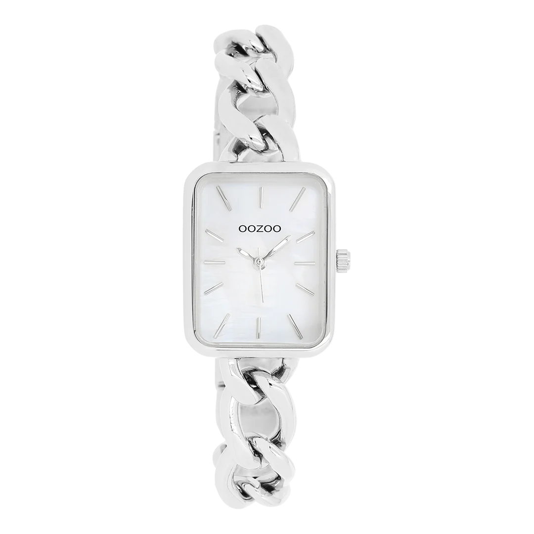 OOZOO Schakelhorloge zilver