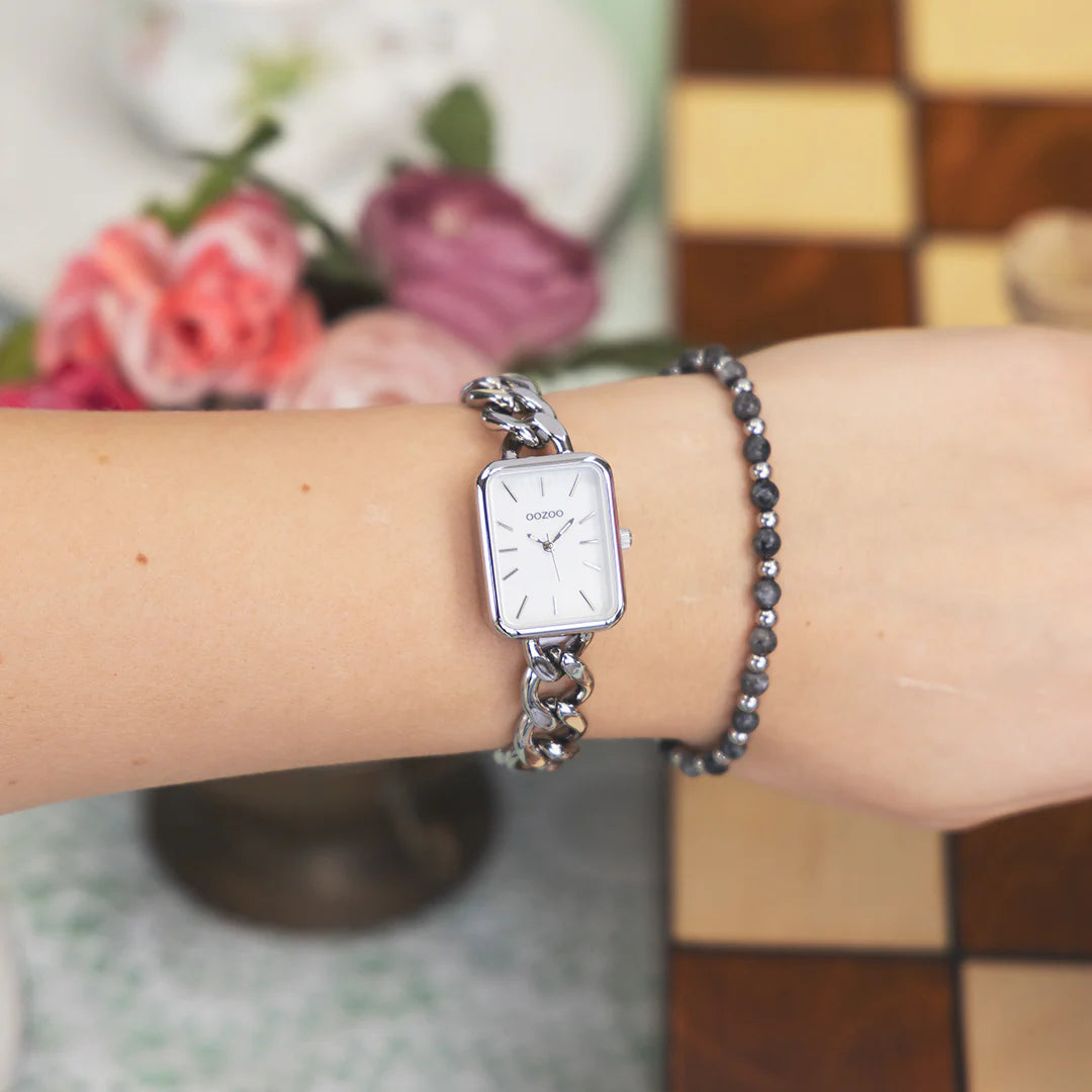 OOZOO Schakelhorloge zilver