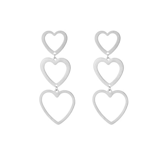 Three Hearts zilver