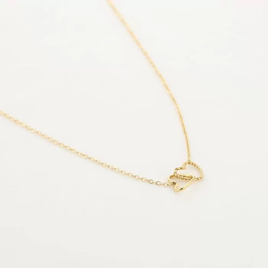 Twee hartjes ketting