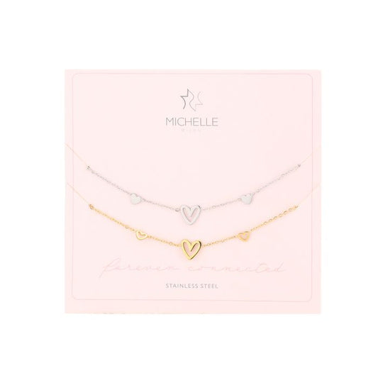 Vriendschap armbandjes zilver goud tree hearts