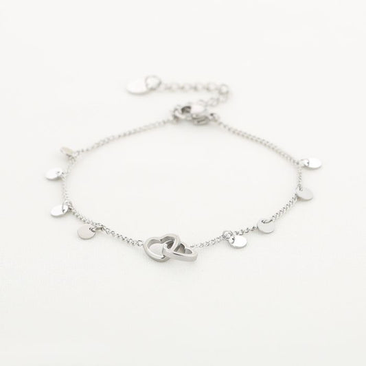 Friendship bracelet zilver armbandje