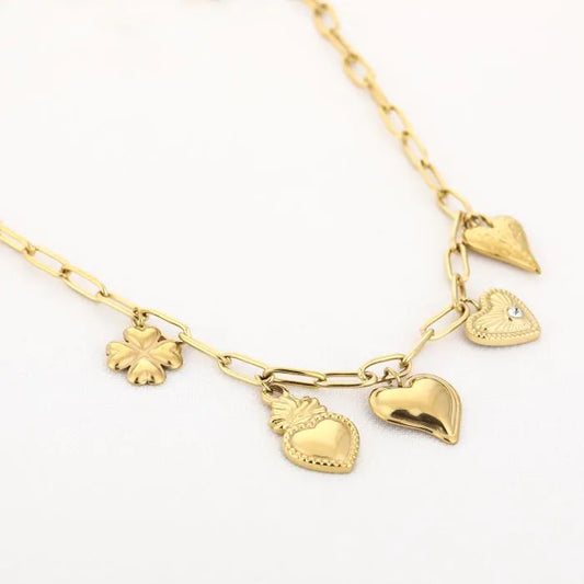 Schakel ketting bedels