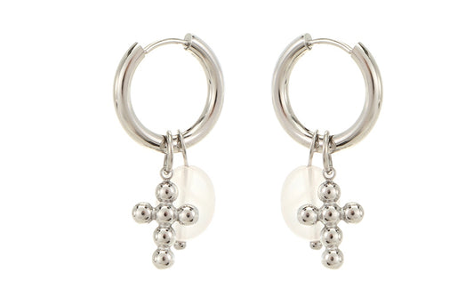 Silver oorbellen Victory