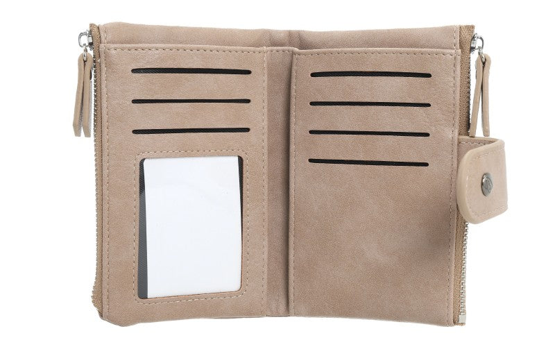 Khaki portemonneetje Natal