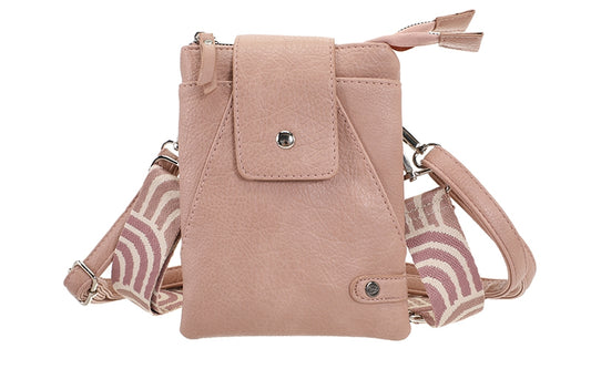 Vintage pink crossbody en telefoontasje Horton