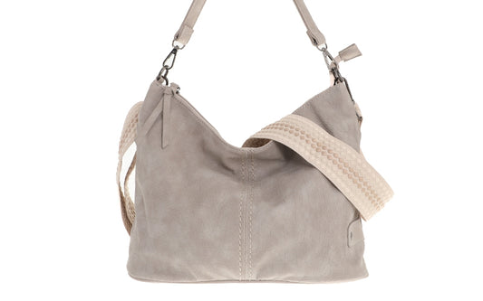 Naturel schoudertas Palma (grijs)OLT16241