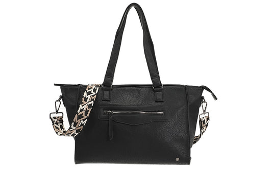 Black shopper Avignon- schooltas- laptop tas