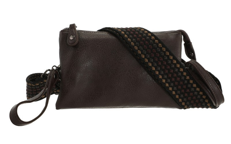 Dark Browny New York schoudertasje