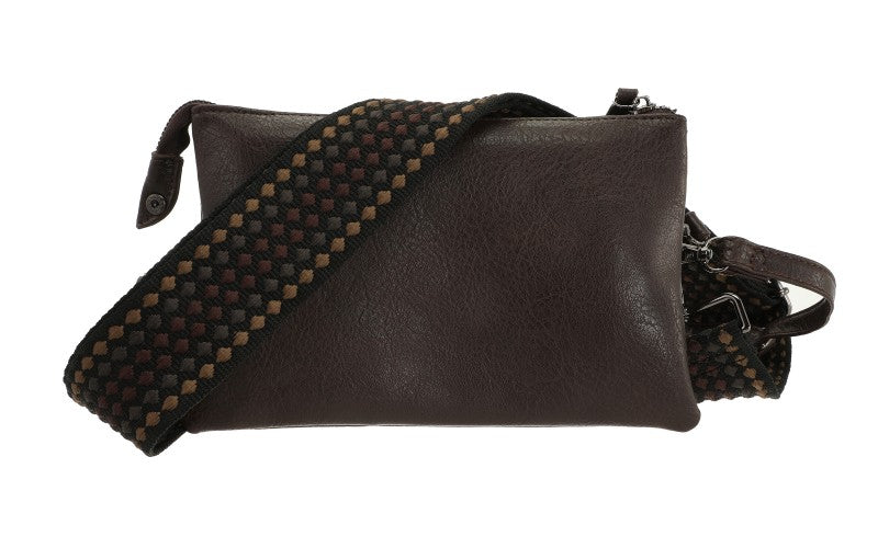 Dark Browny New York schoudertasje