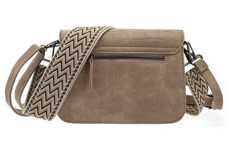 Taupe Skala schoudertasje