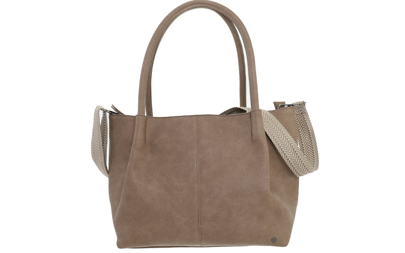 Taupe schoudertas - Schooltas Melbourne