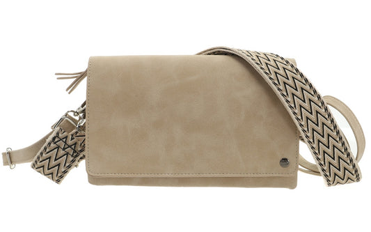 Natural crossbody / schoudertasje Montoro