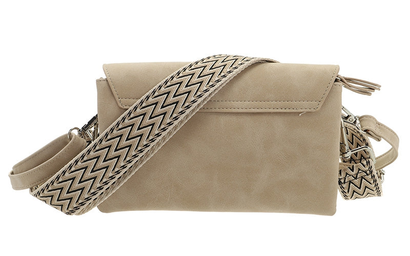Natural crossbody / schoudertasje Montoro