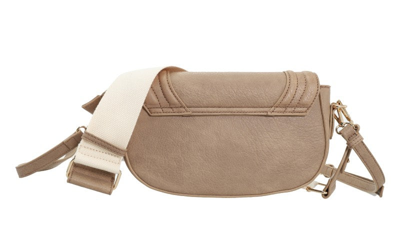 Khaki crossbody tas Austin