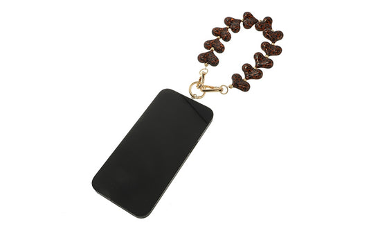 Panter heart telefoonbandje Amore
