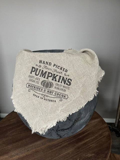 Shabby doek Hand Picked Pumpkins