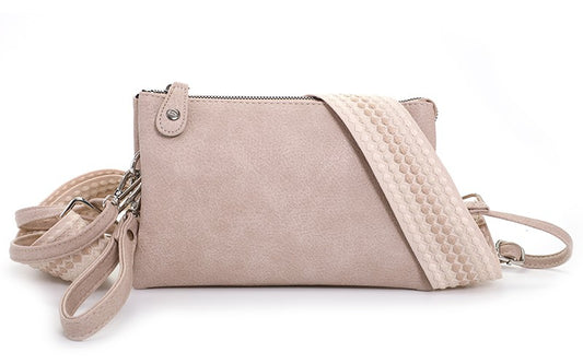 Light taupe New York schoudertasje