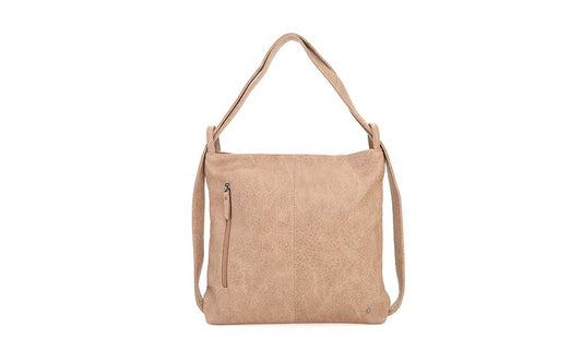 Khaki rugzak/schoudertas Lugano