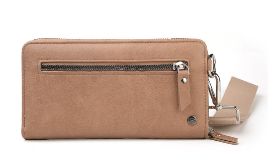 Khaki portemonnee / telefoontasje Mykonos