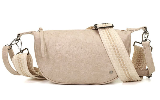 Naturel crossbody tas Manchester
