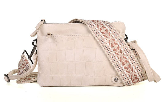 Naturel crossbody en schoudertasje Brussel