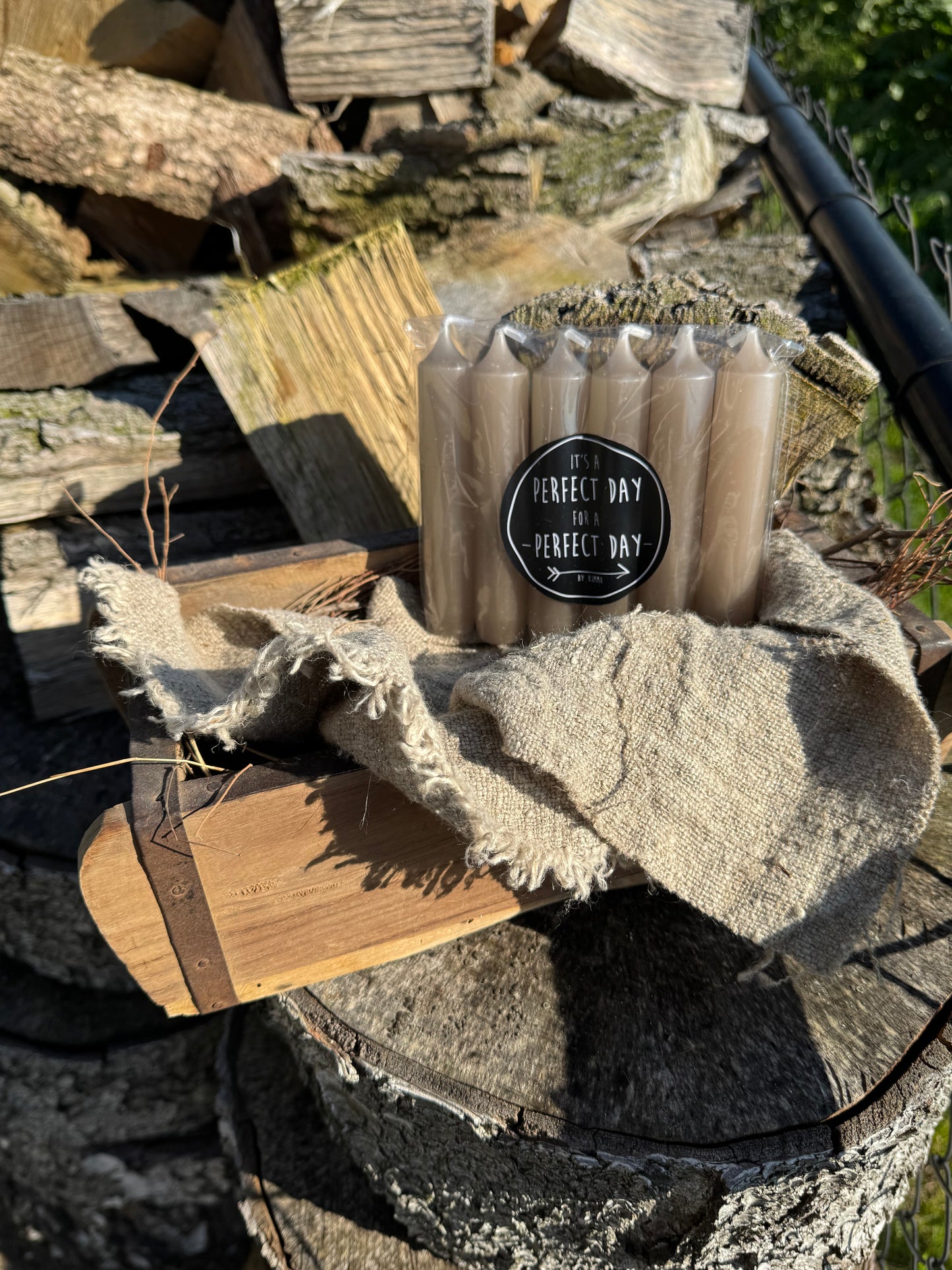 Perfect Day Kaarsjes Walnut