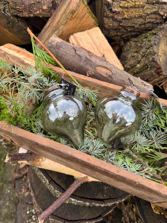 Kerstbal smoke Luster