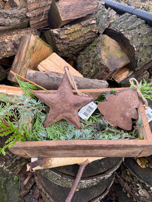 Roest hangers Ster en Boom