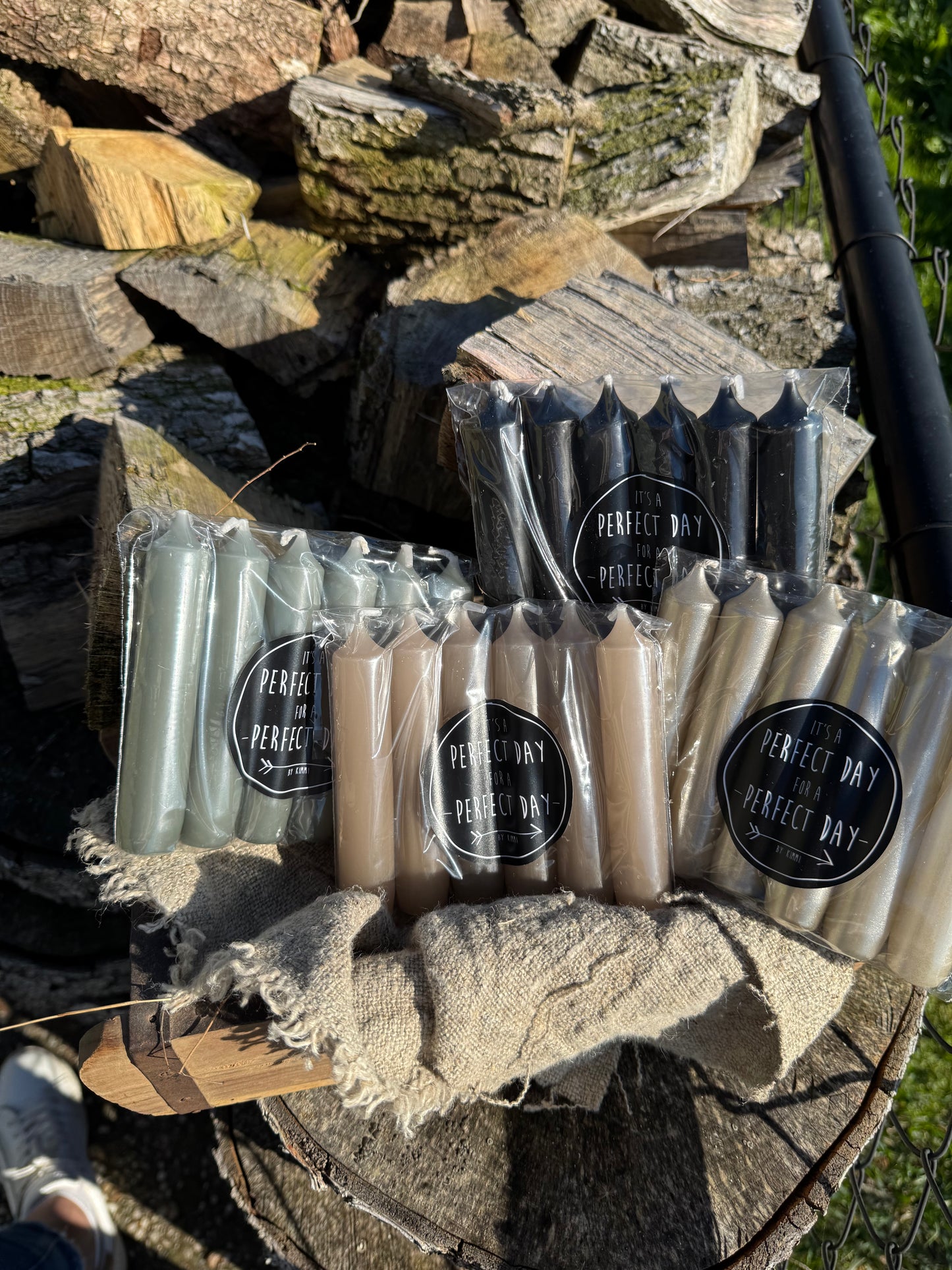 Perfect Day Kaarsjes Walnut