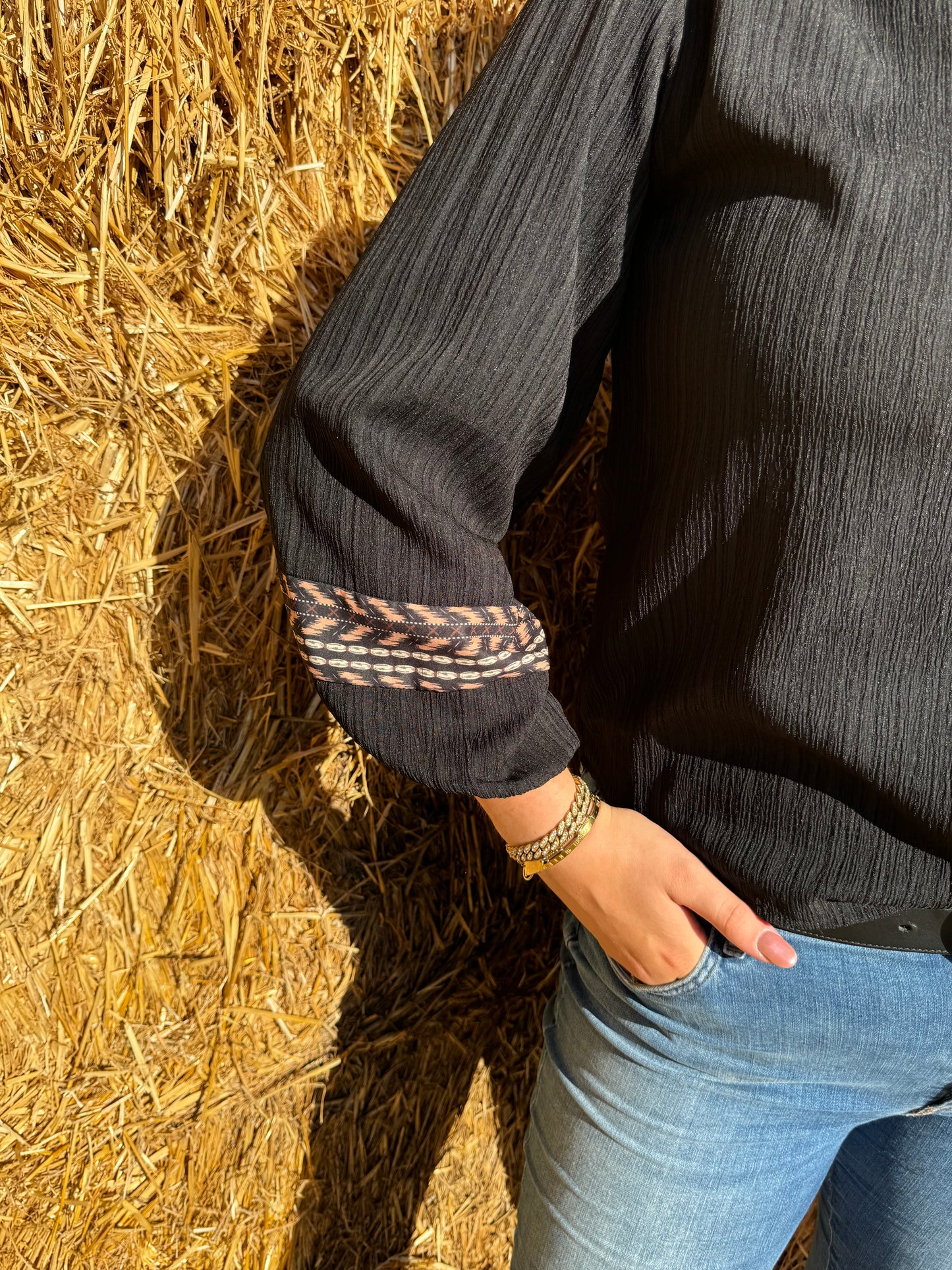 Casual Blouse Western style
