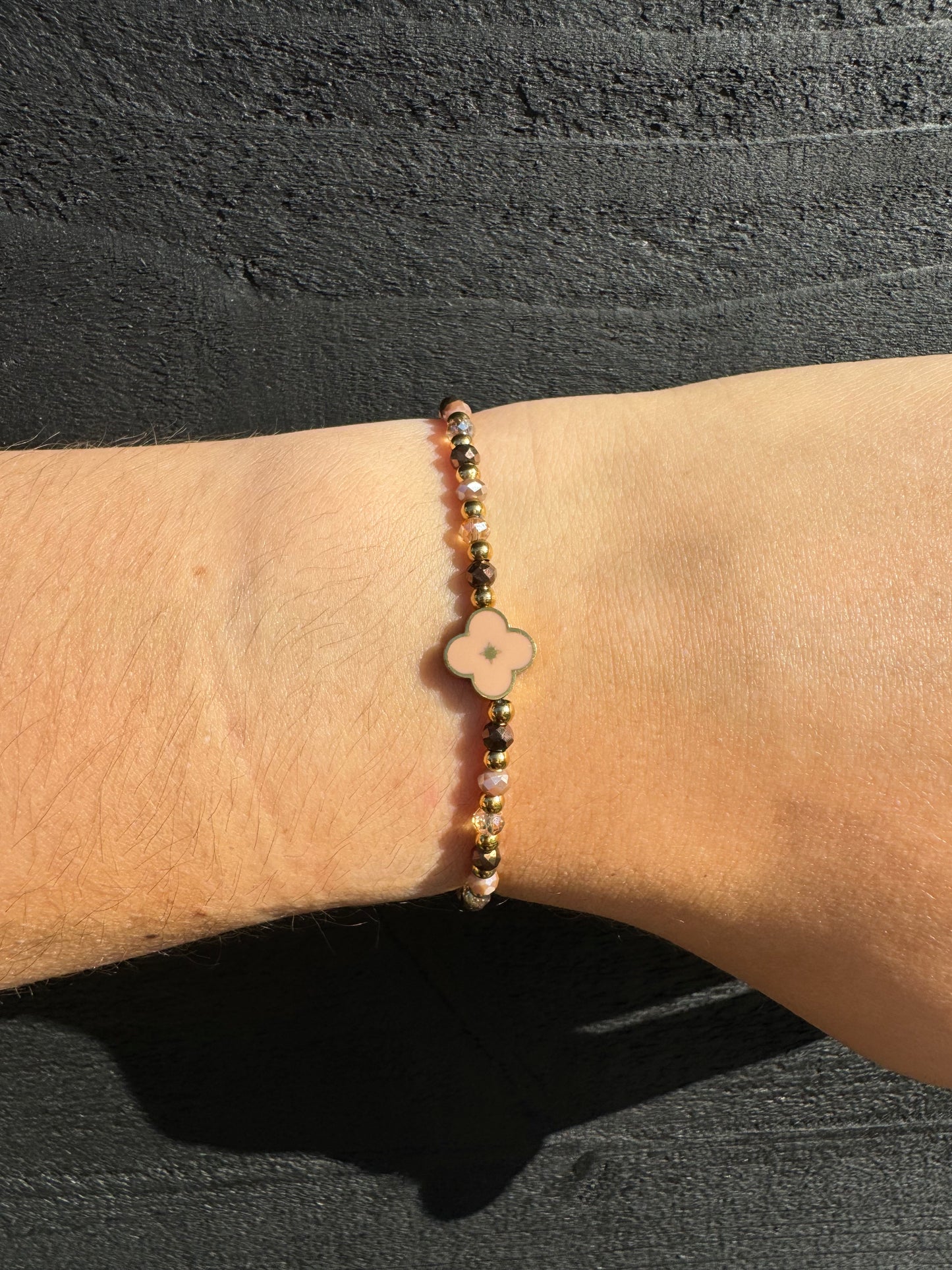 Klaver Beads armband