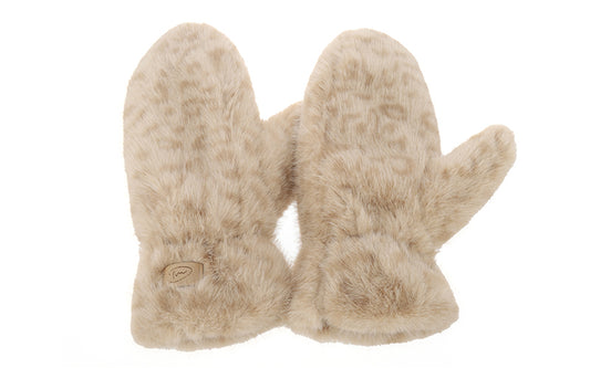 Wanten Chatel naturel panter