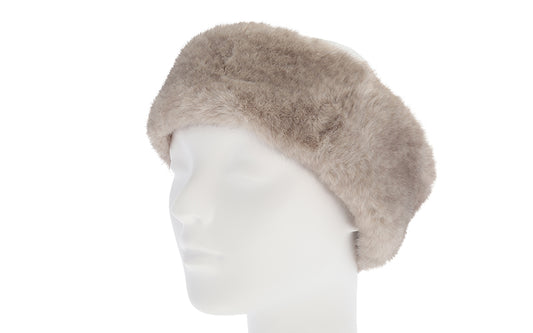 Haarband Steyr taupe grey dot