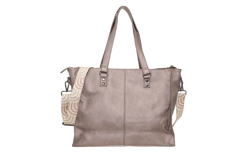 Brons Shopper/Schooltas/ Laptoptas Veghel
