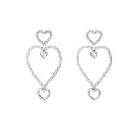 LOVE oorbellen zilver