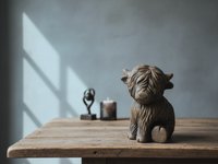 Sitting Scotty Cute Majestic Brown