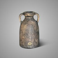 Jar Two Ears Majestic Brown-Kruik