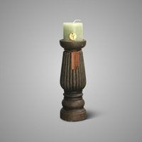 Brynxz Candleholder  Luxury Relief  Majestic Brown M